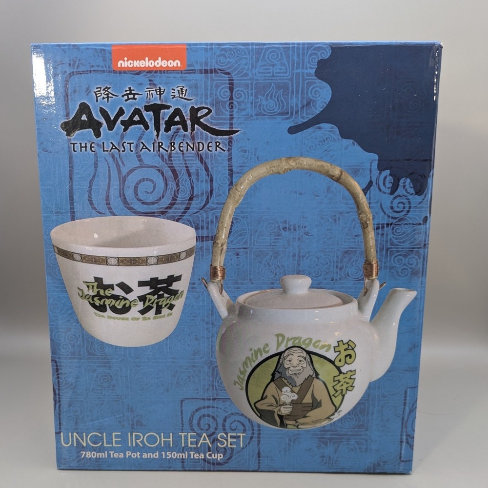 Avatar The Last Airbender Uncle Iroh Jasmine Dragon Ceramic Tea Set Teapot Cup